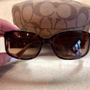 Coach Addison tortoise sunglasses